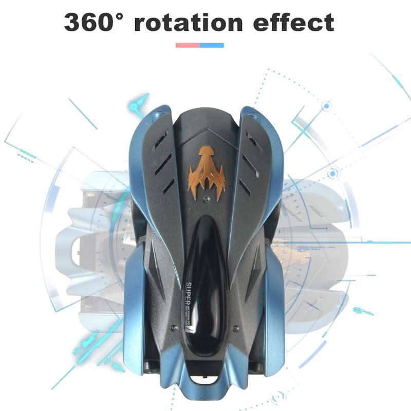 Radiostyrt Stuntbil for Vegg- og Takkjøring med LED Belysning og 360° Stunts 3