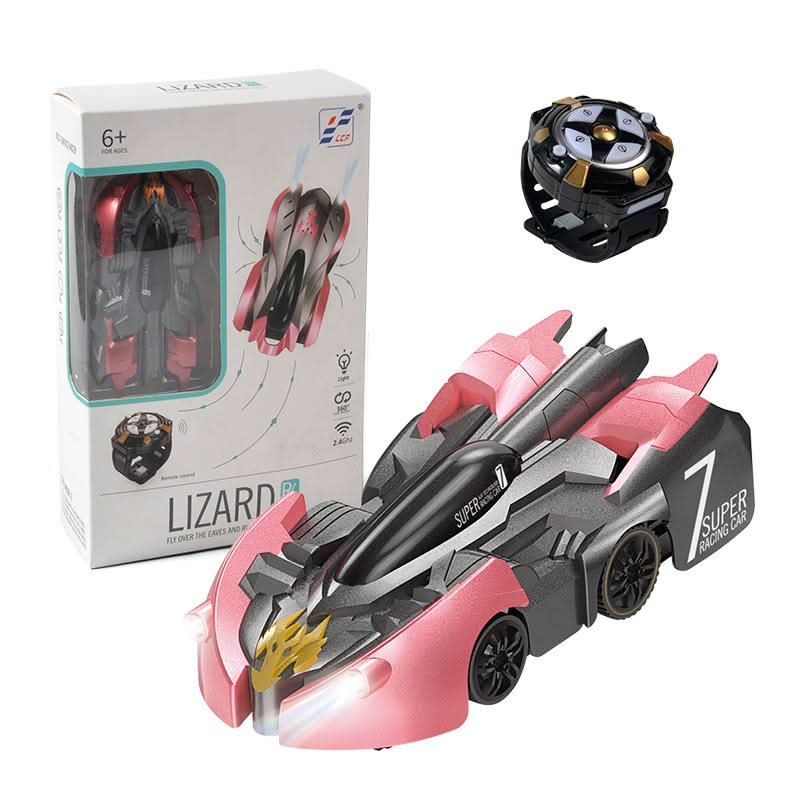 Radiostyrt Stuntbil for Vegg- og Takkjøring med LED Belysning og 360° Stunts 9