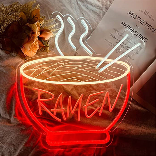 Ramen Neon Lys Skilt 3