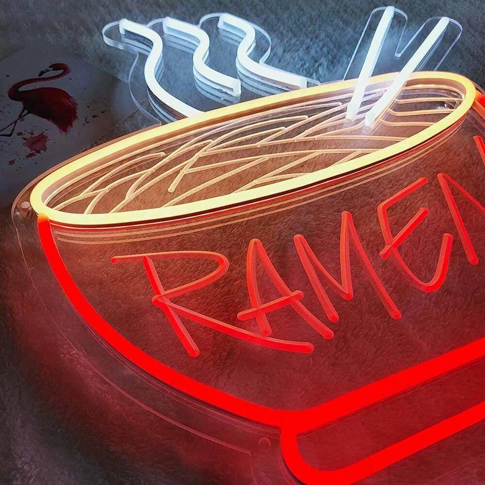 Ramen Neon Lys Skilt 5