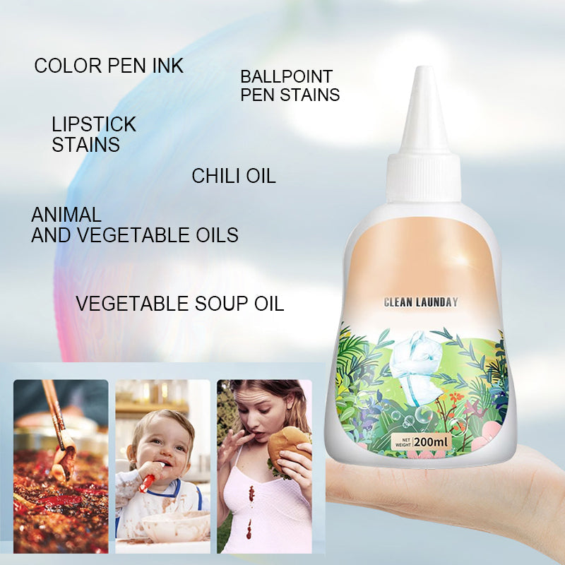 Rengjøringsmiddel for Klesflekker Effektiv Flekkfjerner 200ml 5