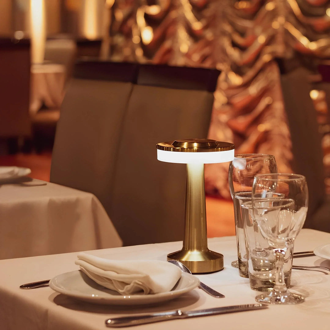 Retro Bordlampe Trådløs - Oppladbar Lampe til Soverommet og Stue 0