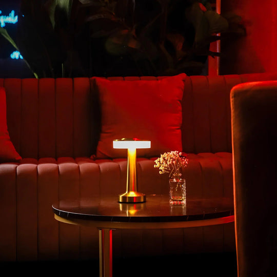 Retro Bordlampe Trådløs - Oppladbar Lampe til Soverommet og Stue 4