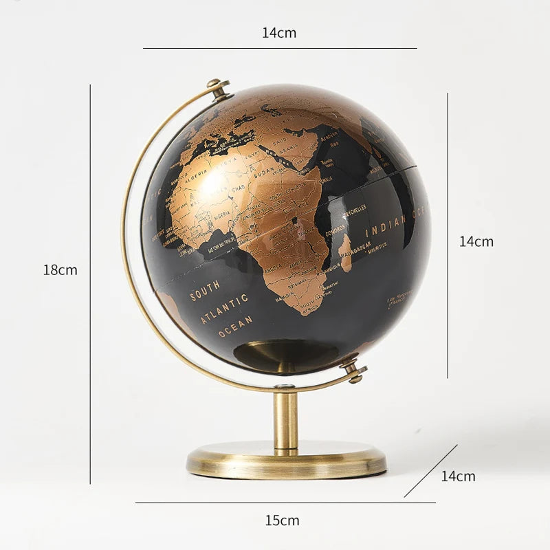 Retro Verdenskart Globe for Barn 5