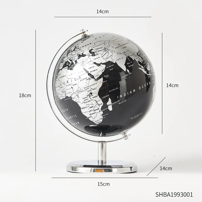 Retro Verdenskart Globe for Barn 7