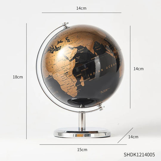 Retro Verdenskart Globe for Barn 9