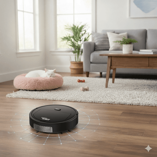 Robotstøvsuger med Intelligent Navigering for Effektiv Rengjøring 4
