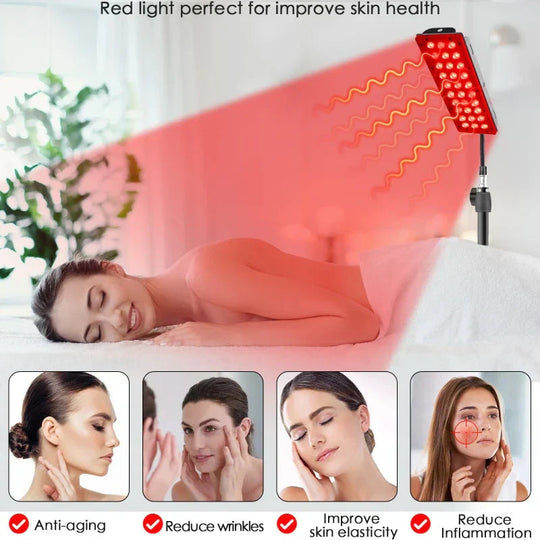 Rødt Lysterapipanel for Avslapning 4