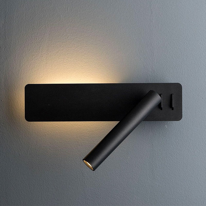 Roterbar LED-lampe for justerbar sengebelysning 4