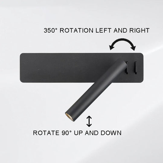 Roterbar LED-lampe for justerbar sengebelysning 5