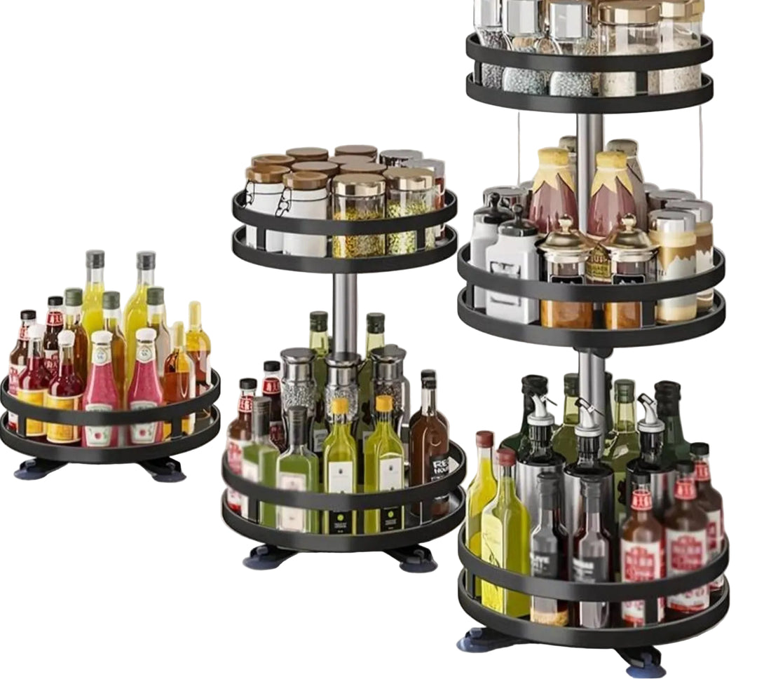 Roterende Oppbevaringsstativ TwistRack 360° 0