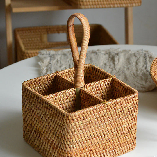 Rund Oppbevaringskurv for Kvinner med Elegant Design 3