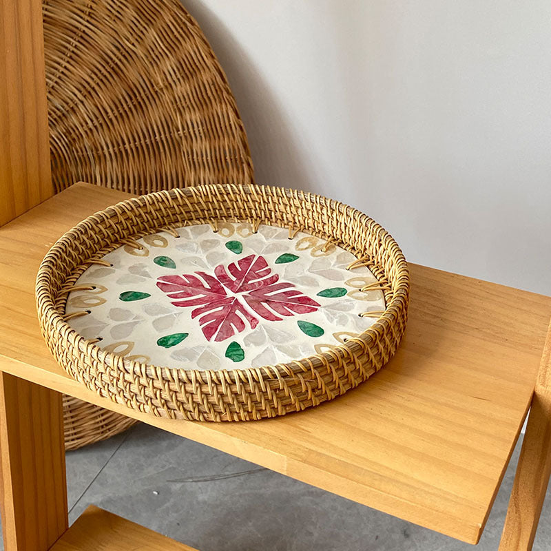 Rund Serveringsfat for Damer Mosaikkdesign 3