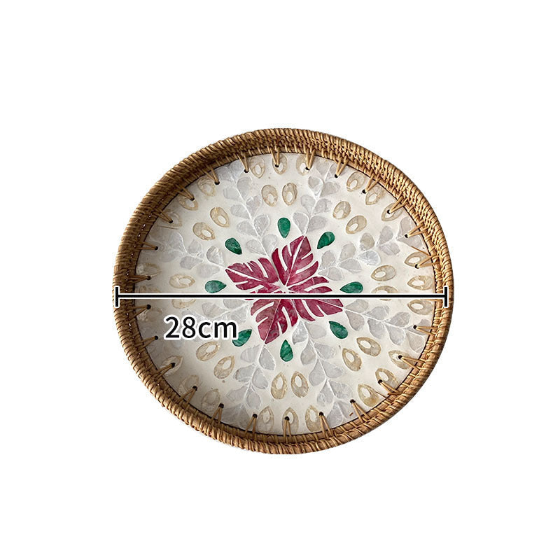 Rund Serveringsfat for Damer Mosaikkdesign 6