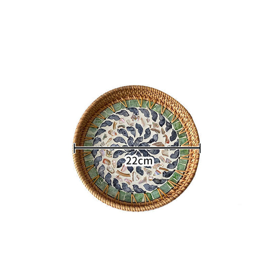 Rund Serveringsfat for Damer Mosaikkdesign 8