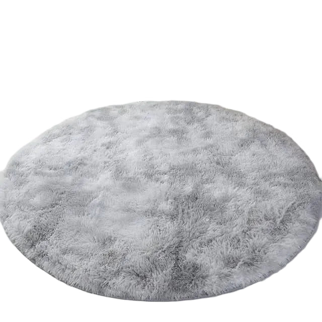 Rundt Teppe for Stue og Soverom Moderne Design Sklisikre Bakside 3
