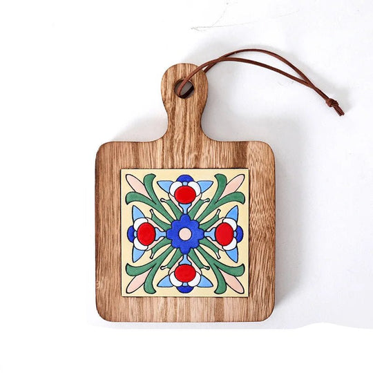 Rustikk Grytebrikke i Tre 20 x 14 cm 4