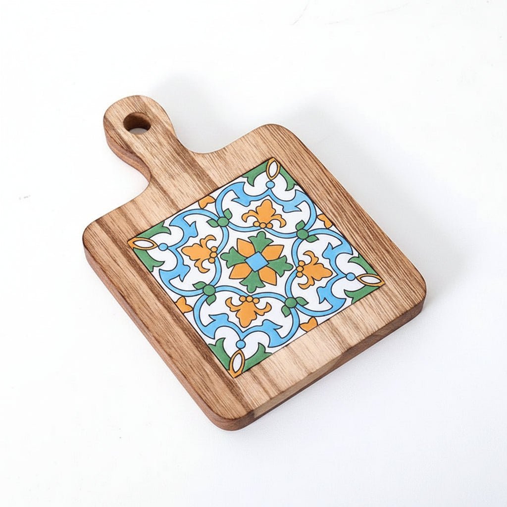 Rustikk Grytebrikke i Tre 20 x 14 cm 6