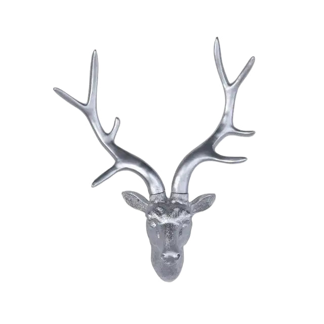 Rustikk Veggdekorasjon 3D Hjorthode 0