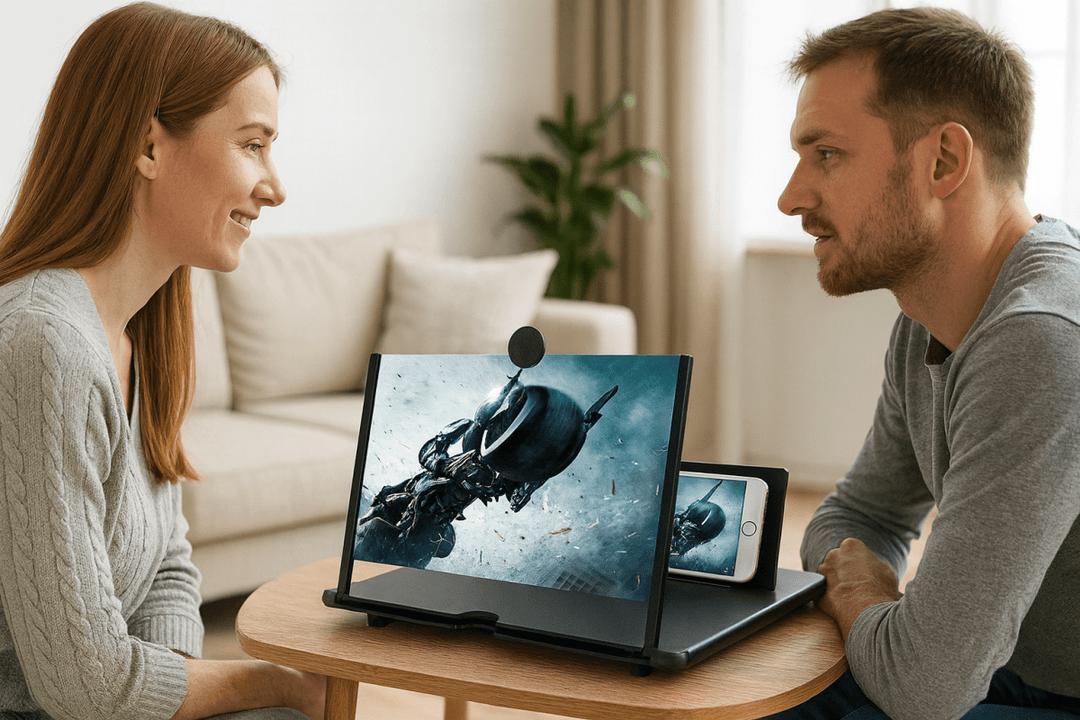Sammenleggbar HD-skjermforstørrelsesglass for smarttelefoner 2