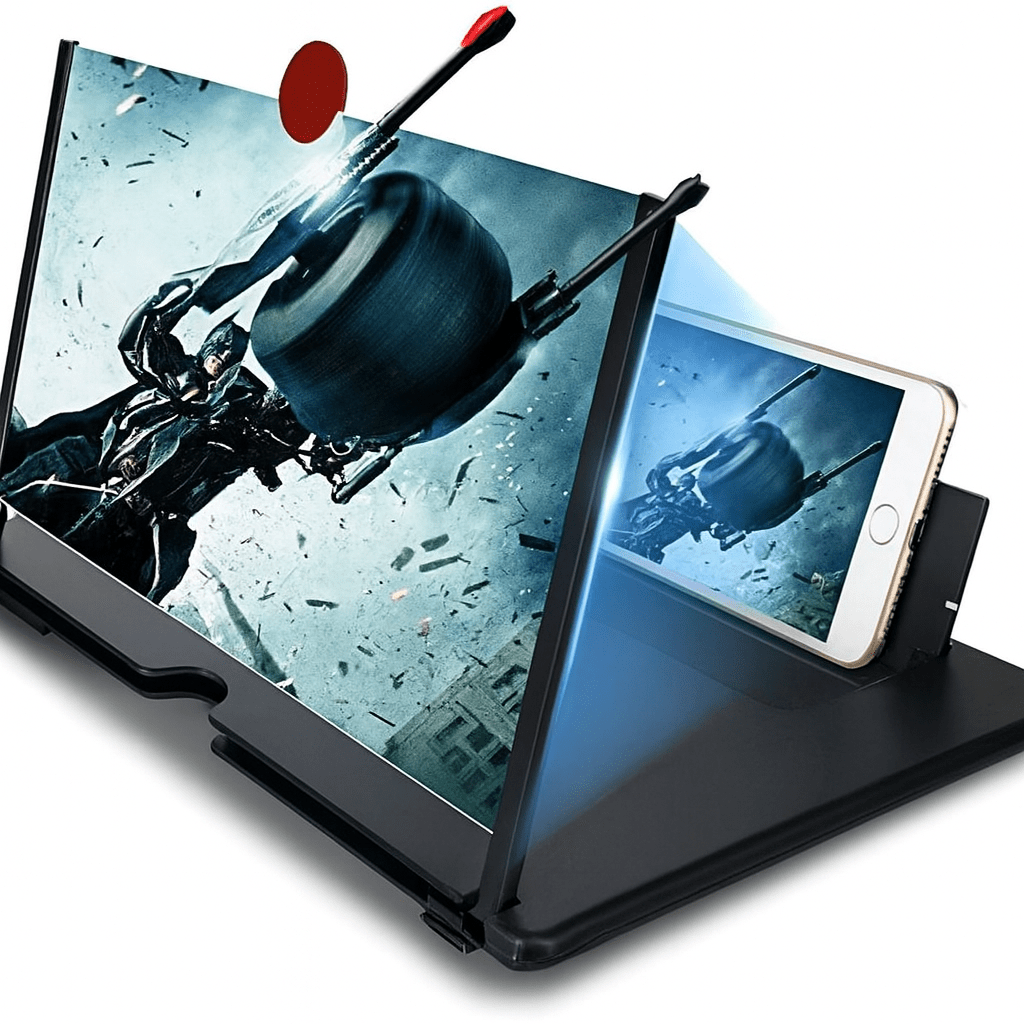 Sammenleggbar HD-skjermforstørrelsesglass for smarttelefoner 4