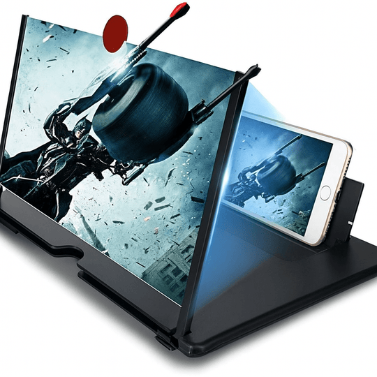 Sammenleggbar HD-skjermforstørrelsesglass for smarttelefoner 4