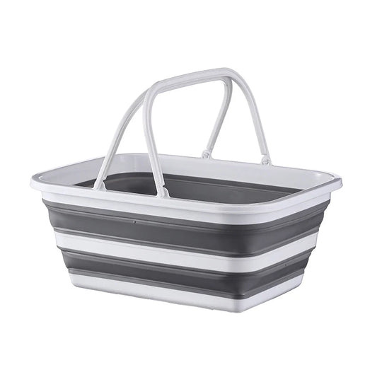 Sammenleggbar Handlekurv med Robust Design for Praktisk Bruk 0