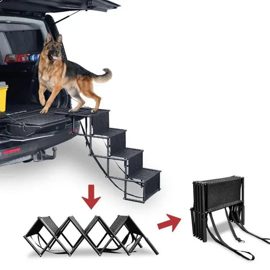Sammenleggbar Hunde Ramp for Bil Klatring 1