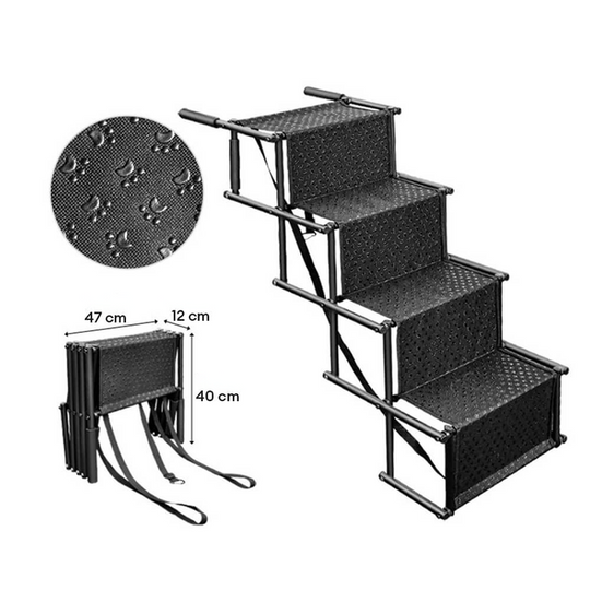Sammenleggbar Hunde Ramp for Bil Klatring 7