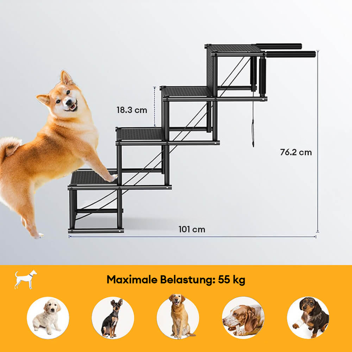 Sammenleggbar Hunde Ramp for Bil Klatring 8