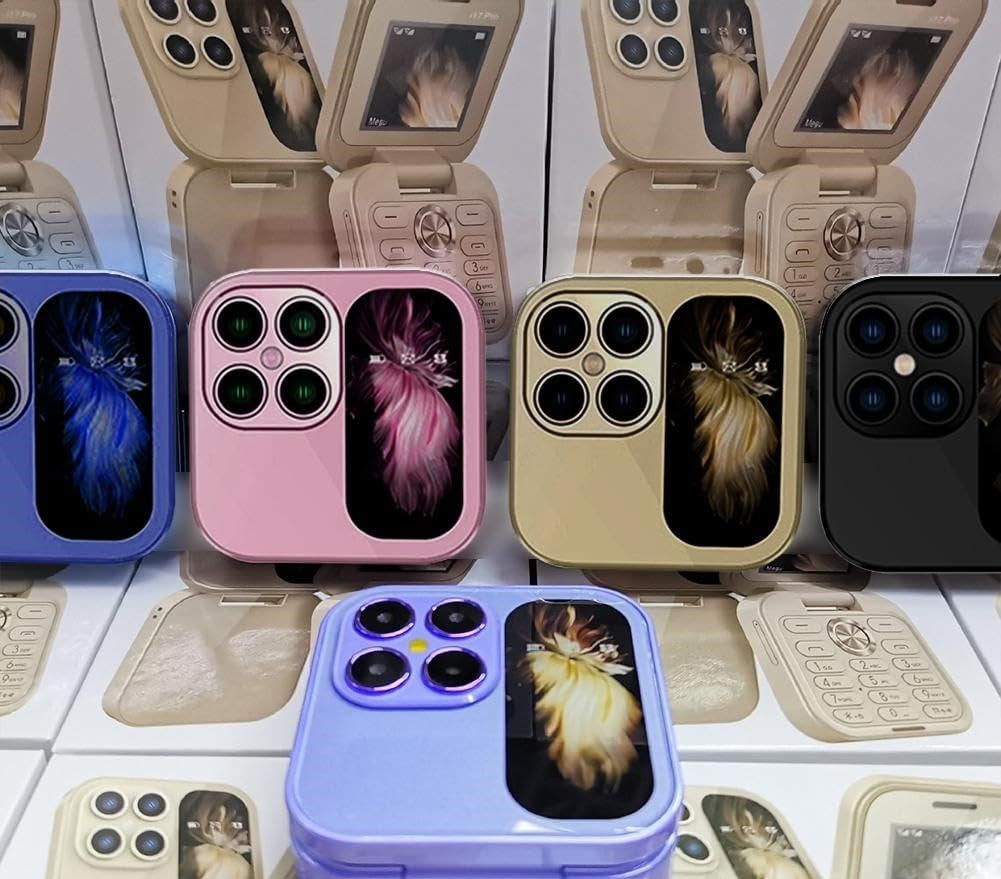 Sammenleggbar Mobiltelefon med HD-Kamera og Lommelykt 6