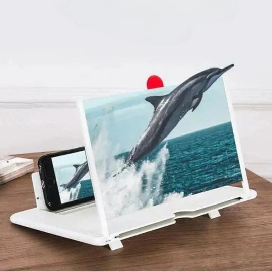 Sammenleggbar Telefonskjermforstørrelsesglass HD 3-4x For Portable Entertainment 6
