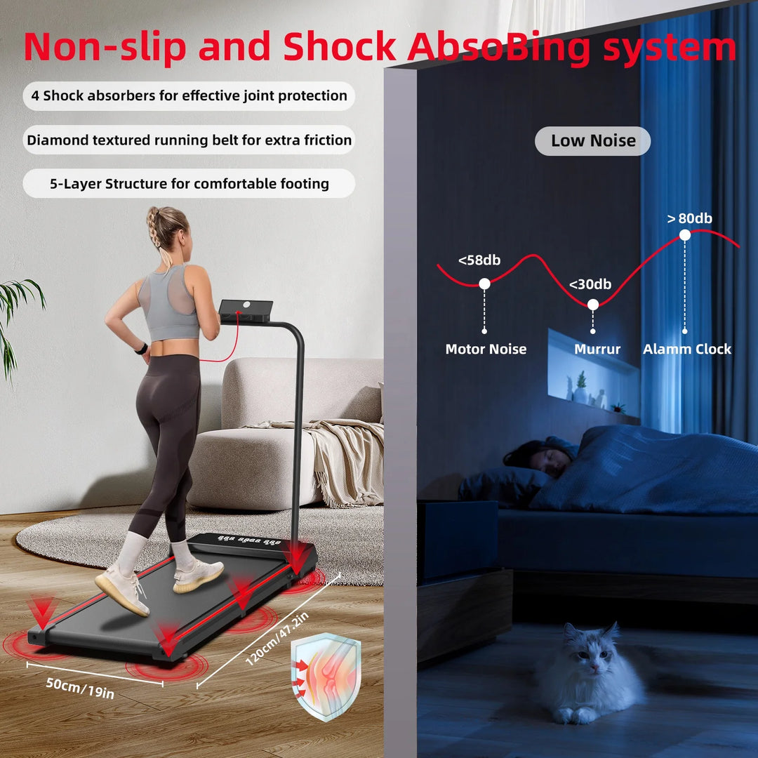 Sammenleggbar Tredemølle for Hjemmet 4