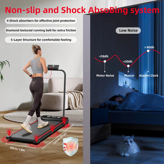 Sammenleggbar Tredemølle for Hjemmet 4