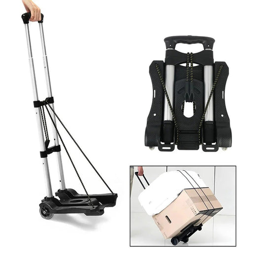 Sammenleggbar Trillevogn med Teleskophåndtak 0