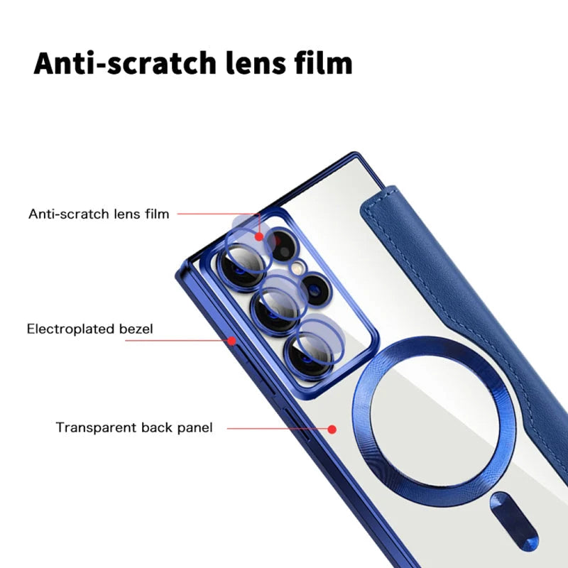 Samsung Flip-deksel med magnetisk lukking og kortspor 2
