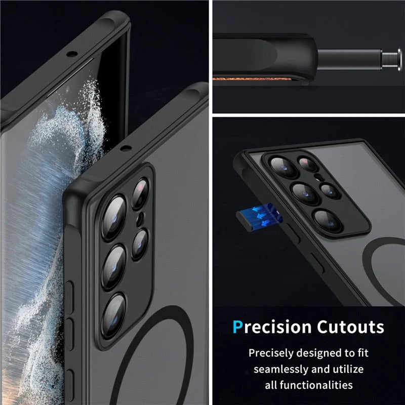 Samsung Telefondeksel Magnetisk Støtsikkert Design 2