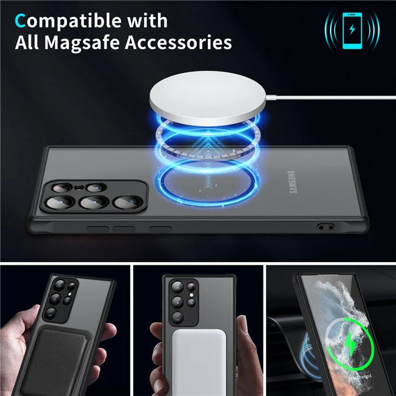 Samsung Telefondeksel Magnetisk Støtsikkert Design 4
