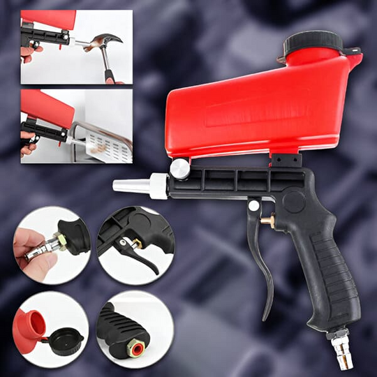 Sandblåserpistol for Effektiv Overflategjenoppretting til Profesjonelle og DIY 1