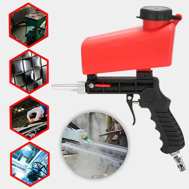 Sandblåserpistol for Effektiv Overflategjenoppretting til Profesjonelle og DIY 2