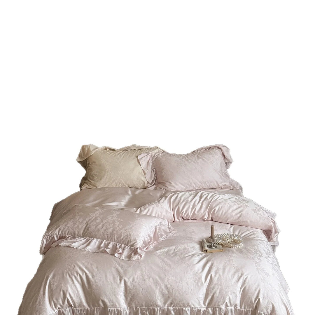 Sengetøysett med rysjer for kvinner Klassisk design 5