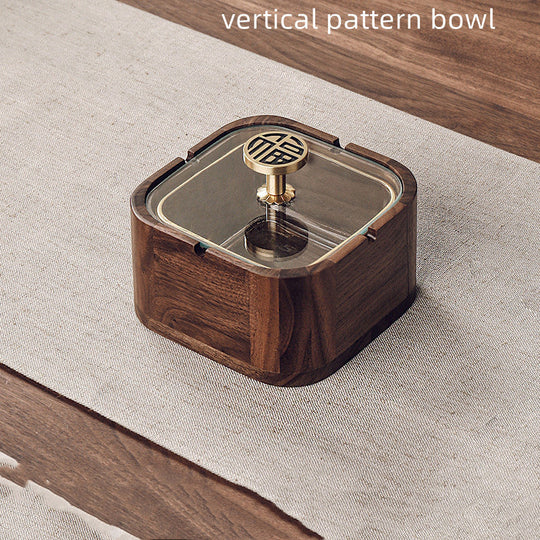 Sigarettholder Valnøtt Med Gullkant Stilfull Design 5