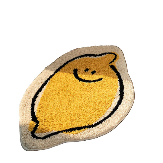 Sitrondesignteppe til Bad og Hjem 0