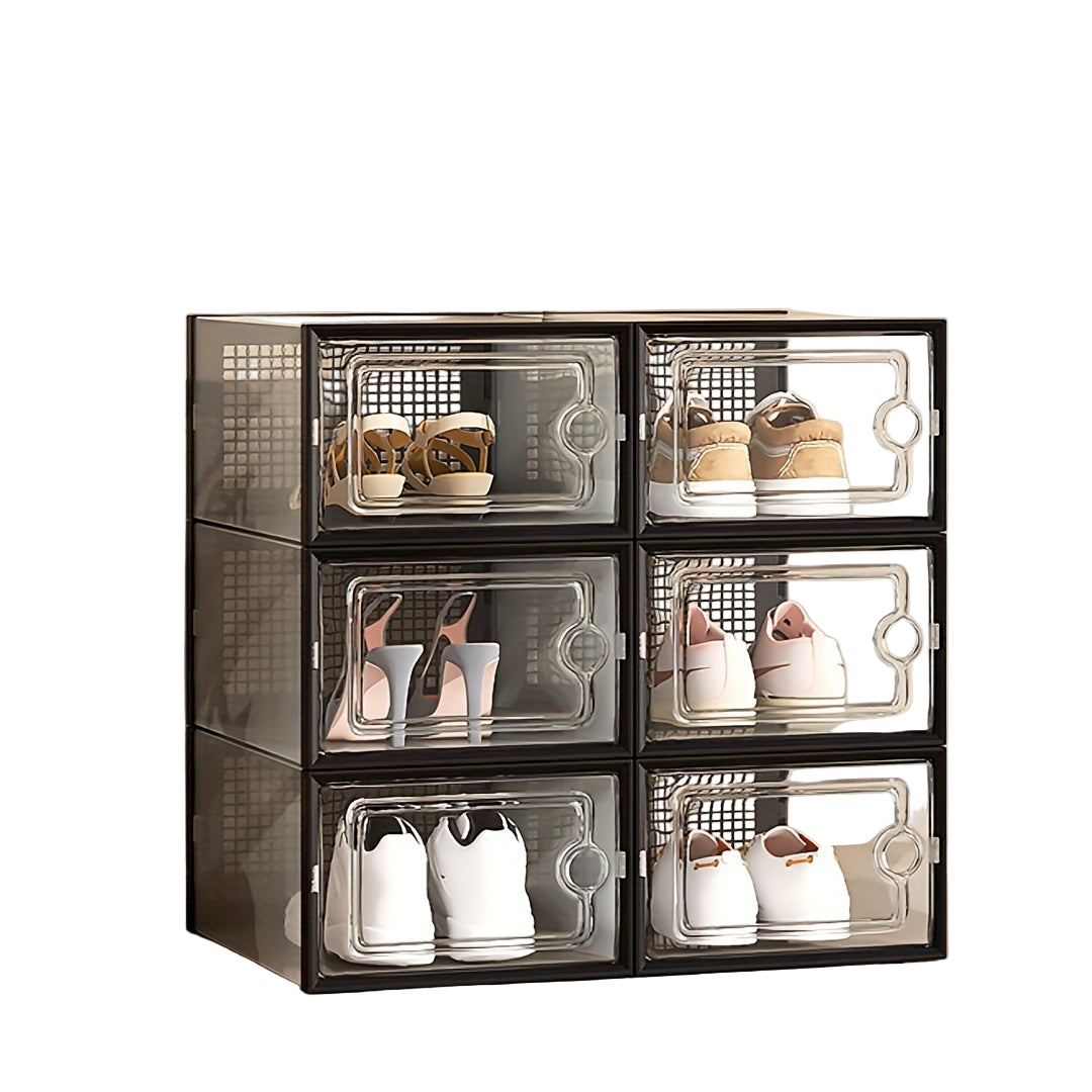 Skoesker Stabelbar med Ventilasjon for Organisering 0