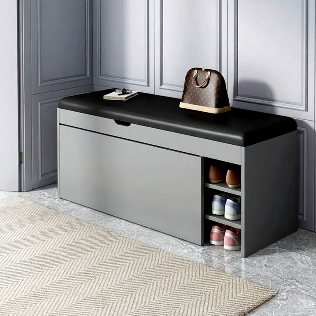 Skoskapsbenk 3-i-1 med Foldesystem for Gangen 2