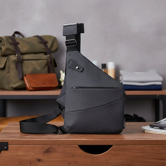 Skulderveske For Menn Og Kvinner Med Tyverisikringsdesign 9
