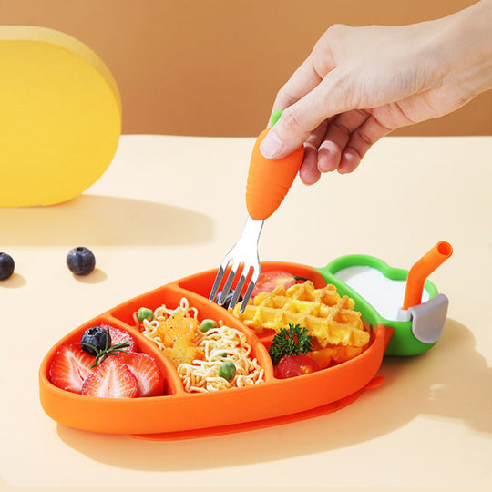 Småbarn Tallerken Med Sugekopp Stabil Design 1