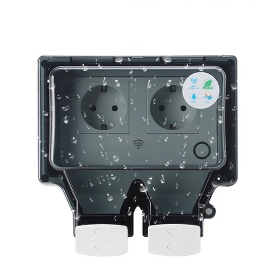 Smart Utendørs Stikkontakt Vanntett Design Med Fjernkontroll 2