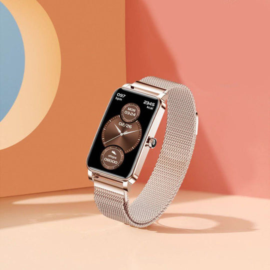 Smartklokke Dame med Treningssporing og Vanntett Design 1