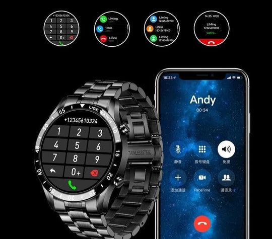 Smartklokke Herre Moderne Design med 4G-tilkobling 2